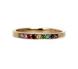 Lumo Jewelry Rainbow Ring - 14K Yellow Gold - Thumbnail 1