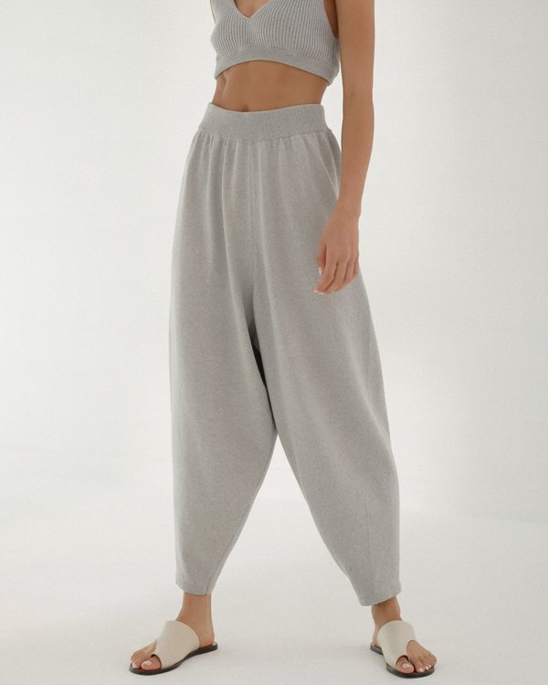 Mónica Cordera Knit Pants - Pearl Blue Mónica Cordera Knit Pants - Pearl Blue