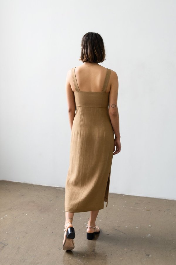 Waltz Bralette Dress - Caramel Waltz Bralette Dress - Caramel