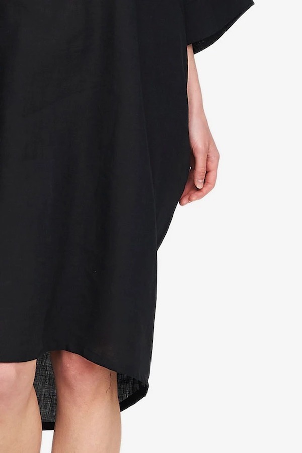 The Sleep Shirt Pocket Kaftan in Black The Sleep Shirt Pocket Kaftan in Black