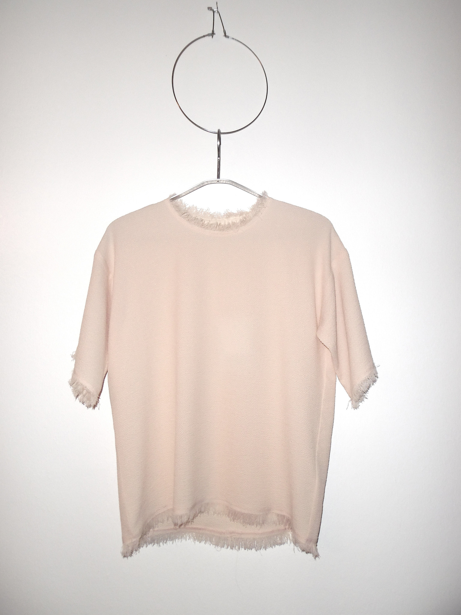 frayed hem shirt