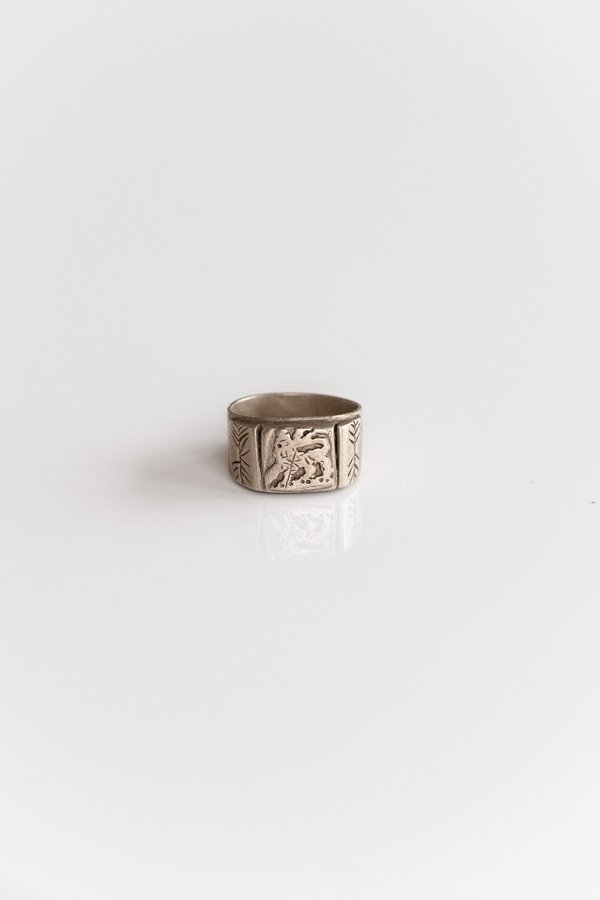 Vintage Sterling Ethiopian Lion Of Judah Ring No. 2 Vintage Sterling Ethiopian Lion Of Judah Ring No. 2