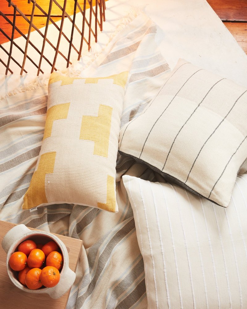 Minna Puzzle Lumbar Pillow - Thumbnail 4