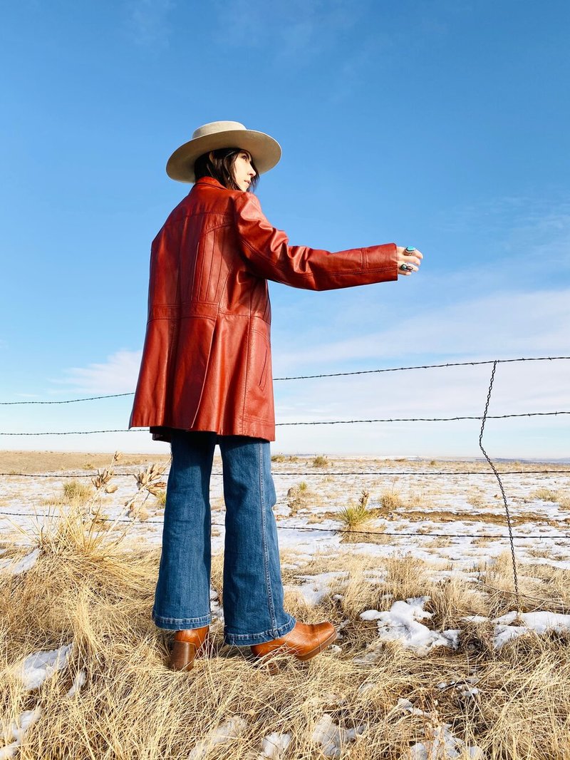 VINTAGE OCTOBER COUNTRY LEATHER JACKET