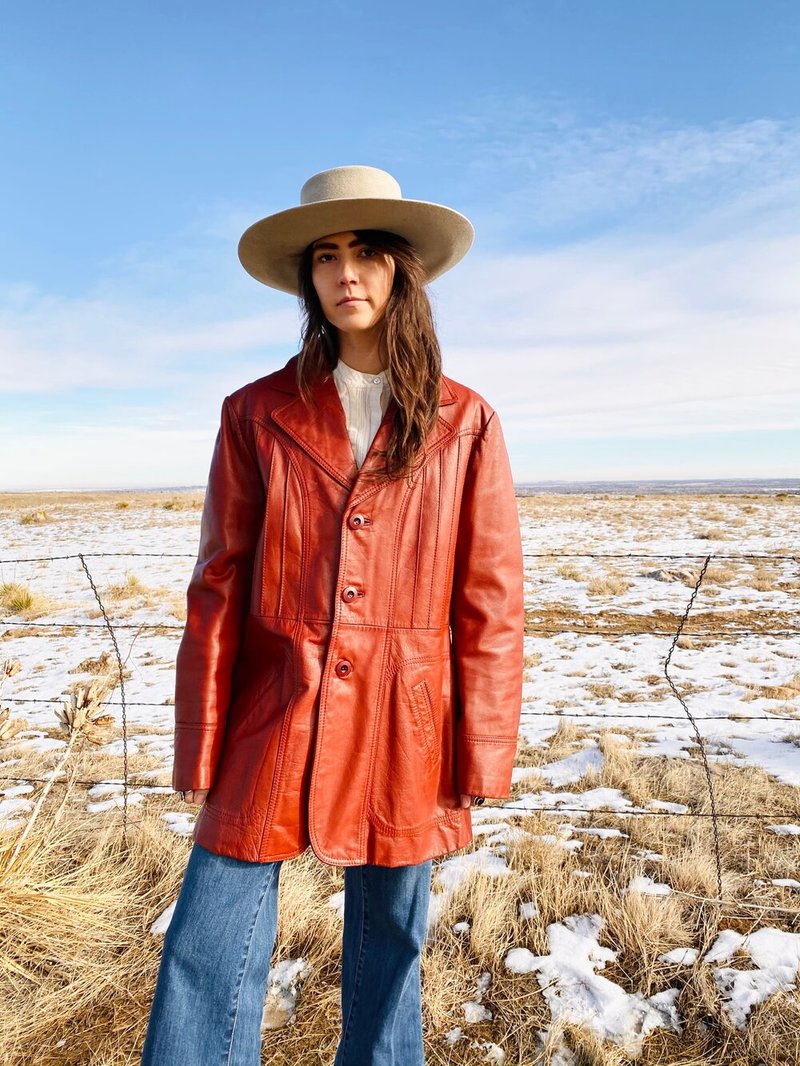 VINTAGE OCTOBER COUNTRY LEATHER JACKET