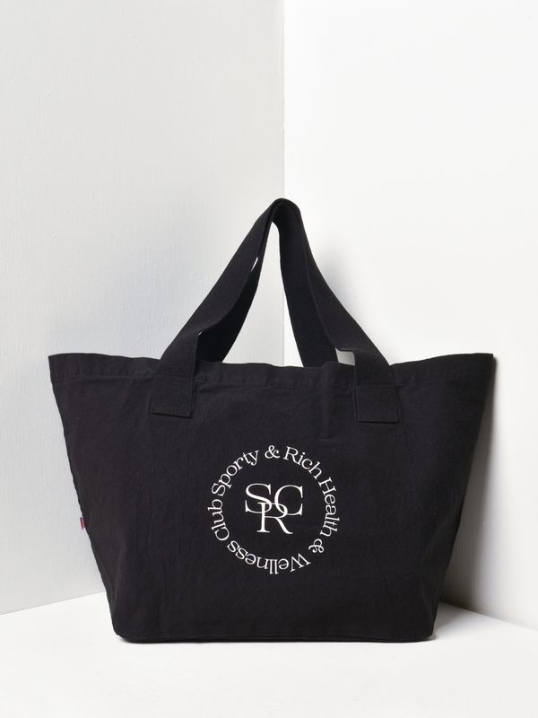 Sporty & Rich SRHWC Tote - Black/Beige Sporty & Rich SRHWC Tote - Black/Beige