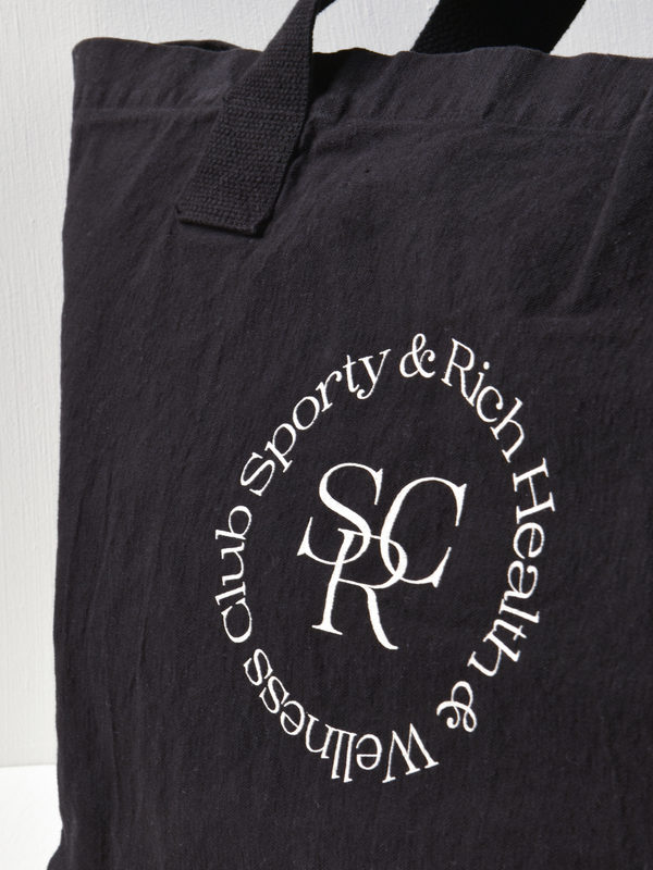Sporty & Rich SRHWC Tote - Black/Beige Sporty & Rich SRHWC Tote - Black/Beige