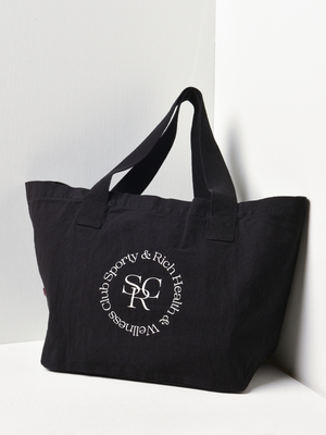 Sporty & Rich SRHWC Tote - Black/Beige Sporty & Rich SRHWC Tote - Black/Beige