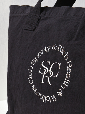 Sporty & Rich SRHWC Tote - Black/Beige Sporty & Rich SRHWC Tote - Black/Beige