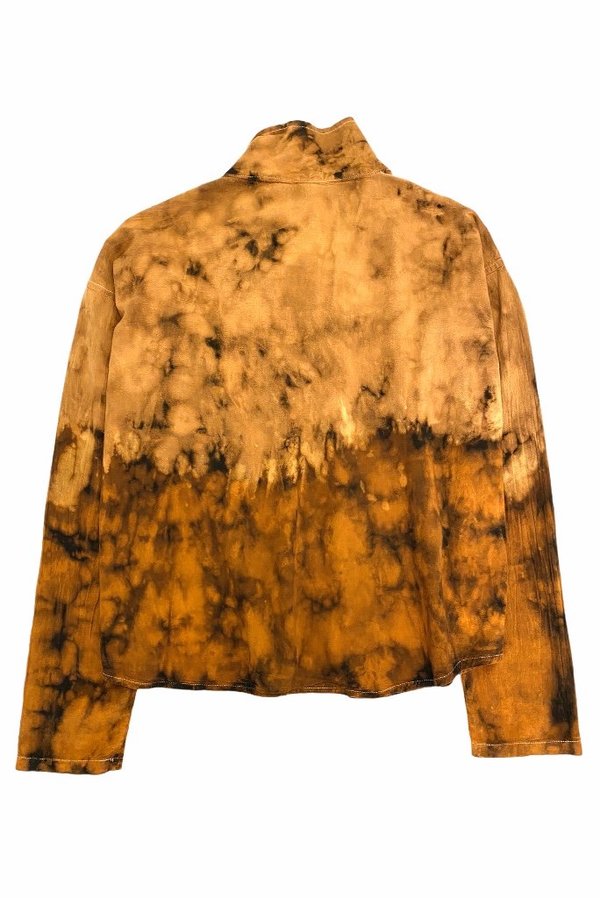 US Rags OVERDYED LACE UP PILGRIM SHIRT - Orange US Rags OVERDYED LACE UP PILGRIM SHIRT - Orange