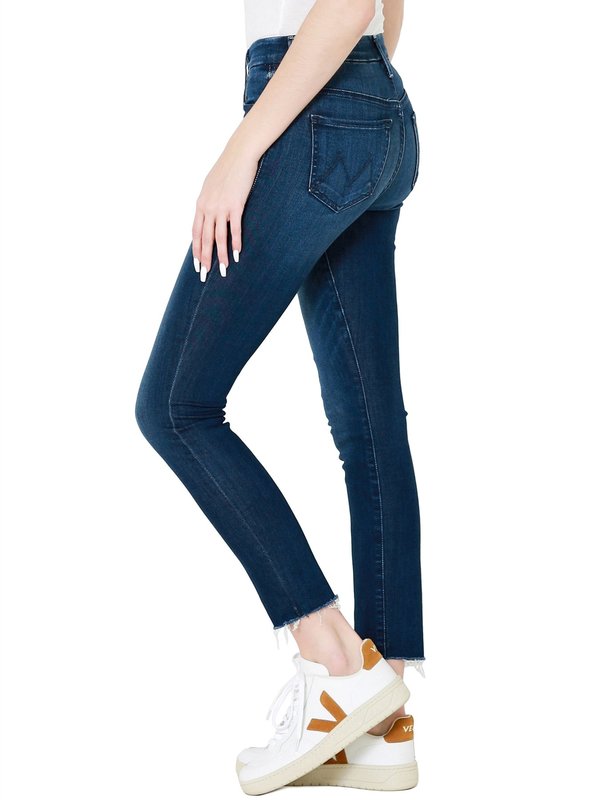 Mother Denim The High Waisted Looker Ankle Fray - Tongue In Chic Mother Denim The High Waisted Looker Ankle Fray - Tongue In Chic