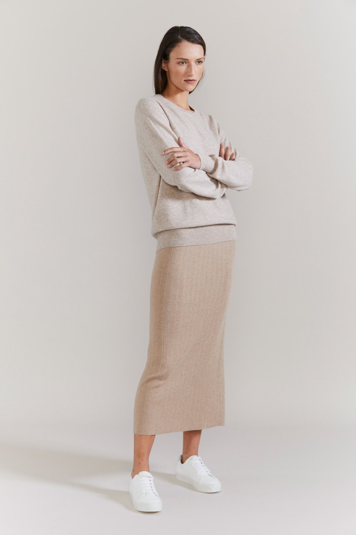Laing Home Harry Pencil Skirt - Wheat - Image 1 of 4