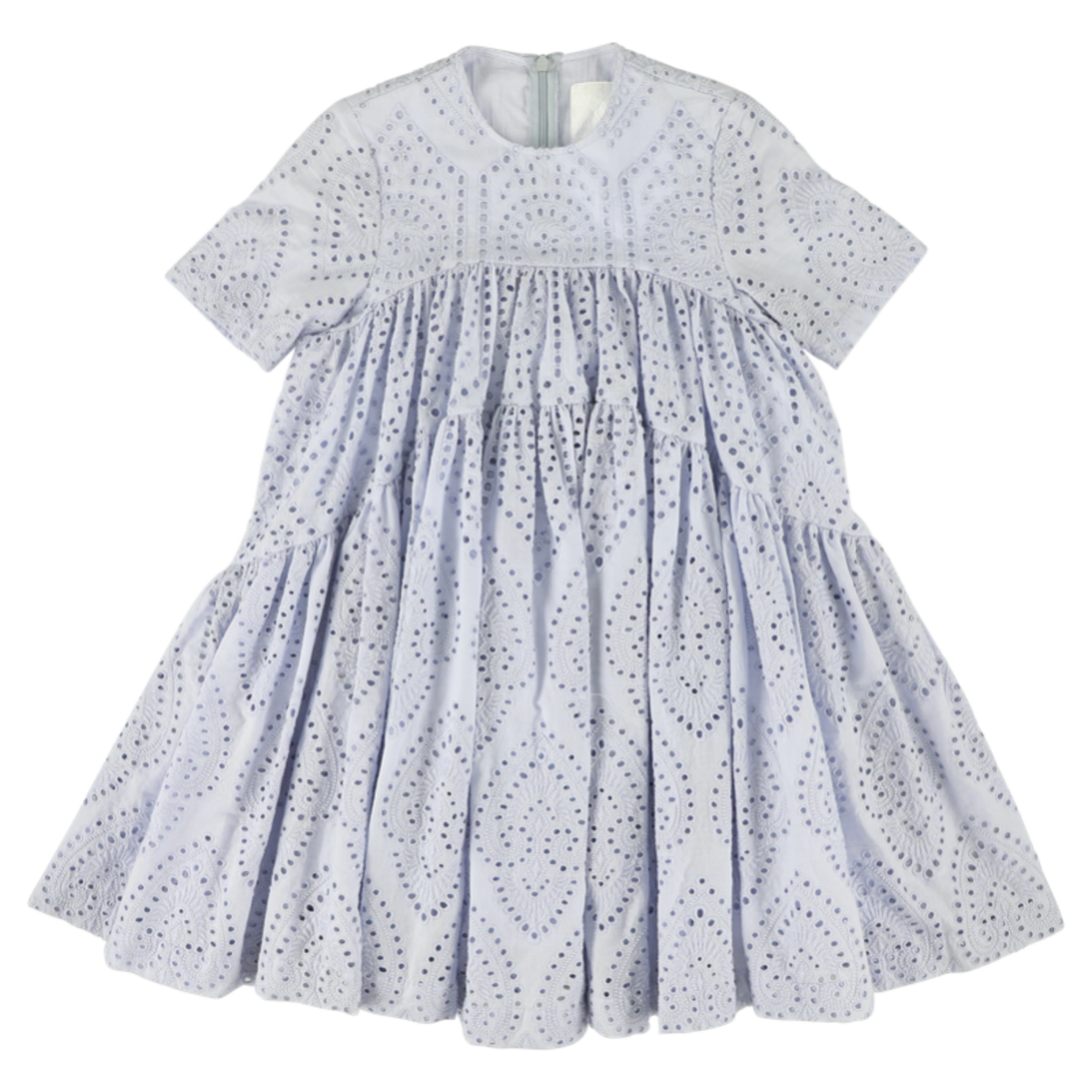 Kids caroline bosmans broderie dress - sky | Garmentory
