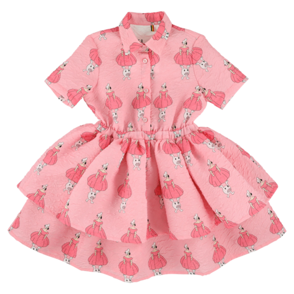 Kids caroline bosmans layered dress - poppy princess Pink Kids caroline bosmans layered dress - poppy princess Pink