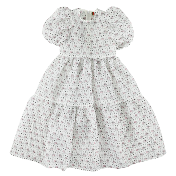 Kids caroline bosmans long organza dress - smiley Kids caroline bosmans long organza dress - smiley