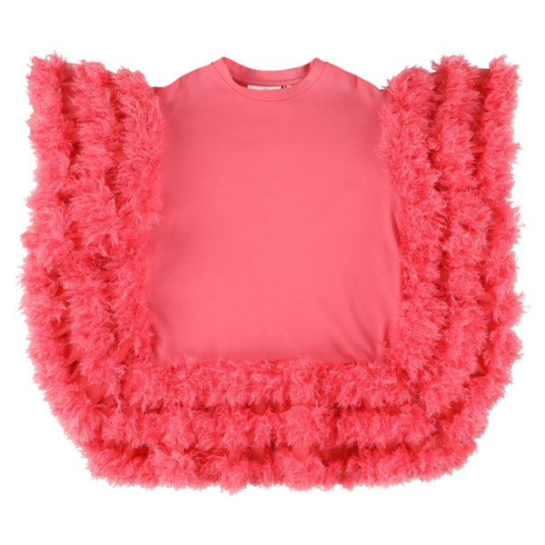 Kids caroline bosmans ruffled dress - pink Kids caroline bosmans ruffled dress - pink
