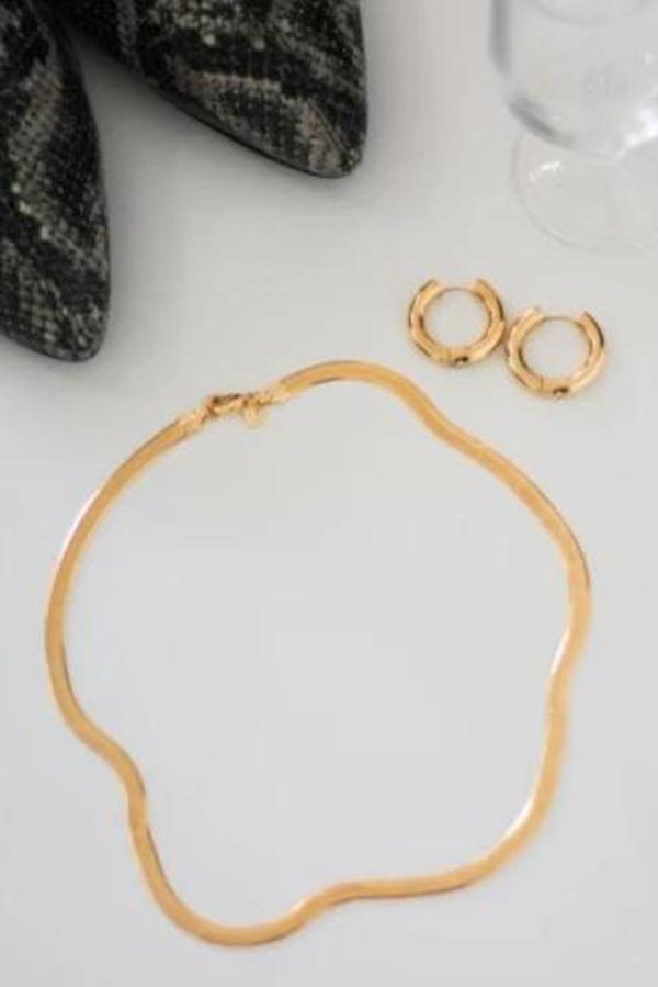 T MARKET MONDAY MUST Viper XL Necklace + Sia Hoops - Gold T MARKET MONDAY MUST Viper XL Necklace + Sia Hoops - Gold