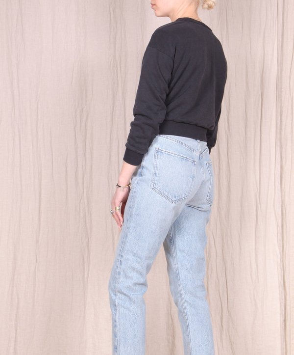 Jungmaven Yakama Cropped Sweatshirt - Black Jungmaven Yakama Cropped Sweatshirt - Black