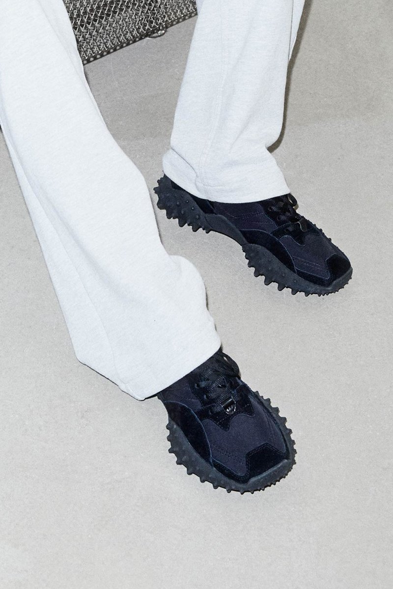 Eytys Fugu Suede Sneaker - Black | Garmentory