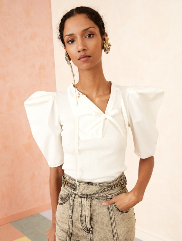Blair Top in Blanc by Ulla Johnson Blair Top in Blanc by Ulla Johnson