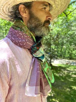 UNISEX Yesaet Inittogether RE-Imagined scarf UNISEX Yesaet Inittogether RE-Imagined scarf
