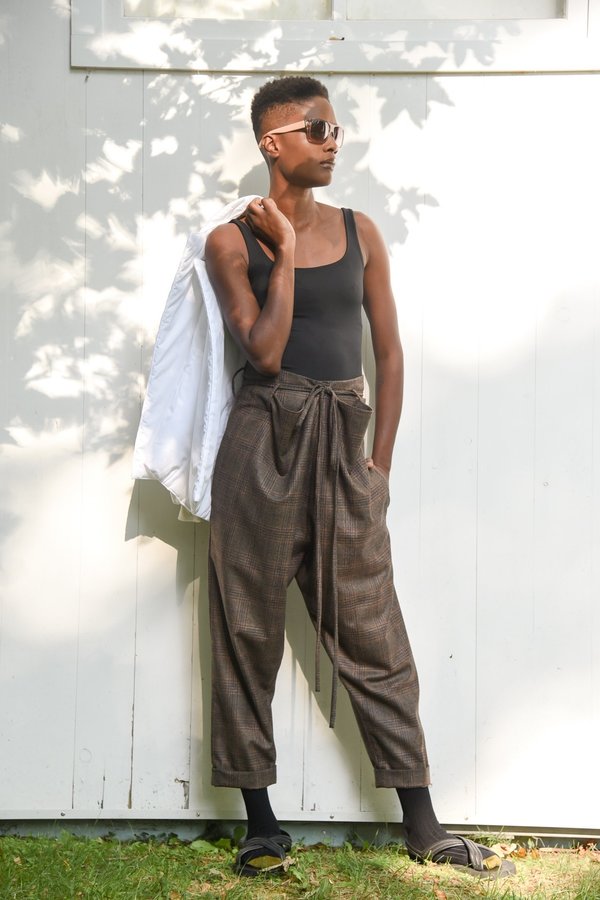 Yesaet Lola Plaid high waisted pants Yesaet Lola Plaid high waisted pants