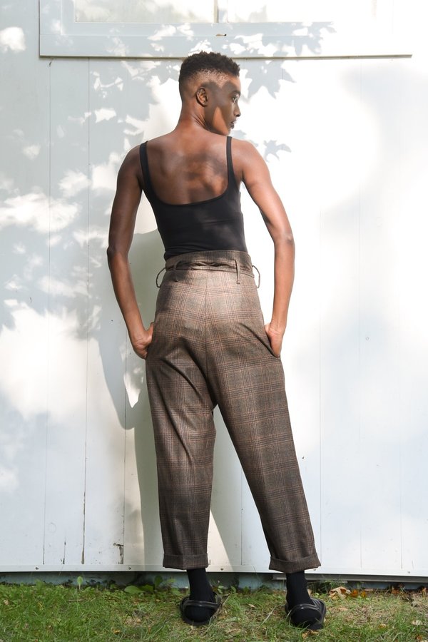 Yesaet Lola Plaid high waisted pants Yesaet Lola Plaid high waisted pants