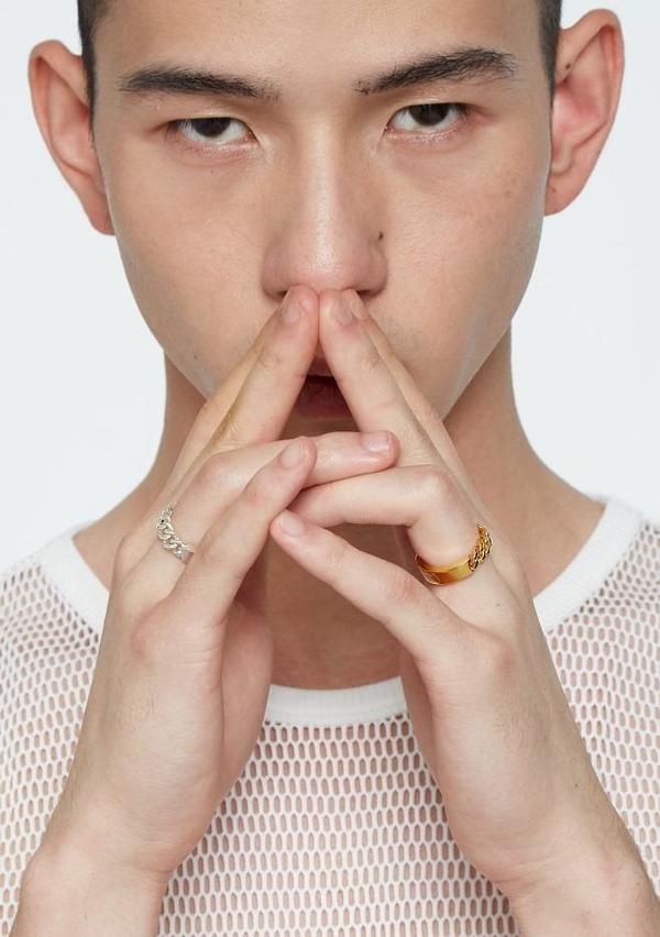 Cough In Vain CHAIN RING - Silver Cough In Vain CHAIN RING - Silver