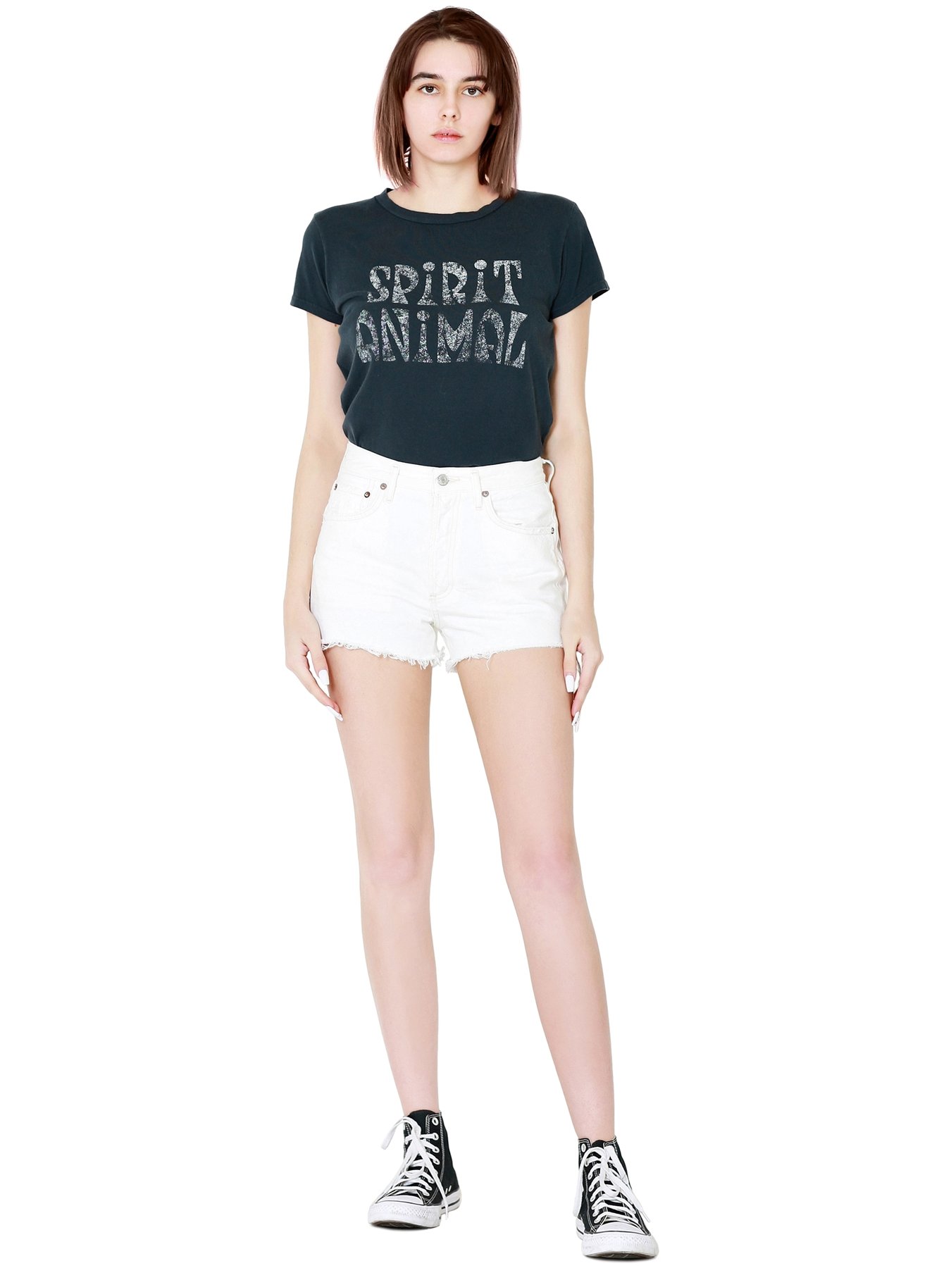 AGOLDE Parker Vintage Cut Off Shorts 