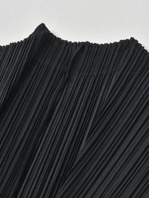 Pleats Please by Issey Miyake Monthly Color Cardigan - BLACK Pleats Please by Issey Miyake Monthly Color Cardigan - BLACK