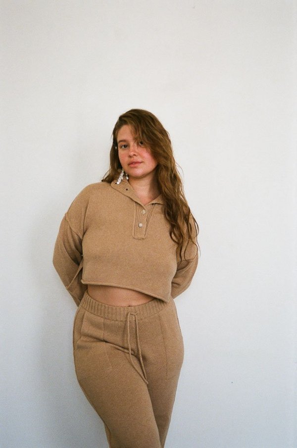 Ajaie Alaie All Day Henley Crop - Nativo