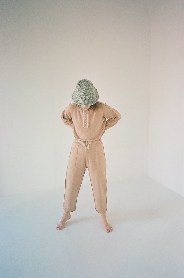 Ajaie Alaie All Day Henley Crop - Nativo