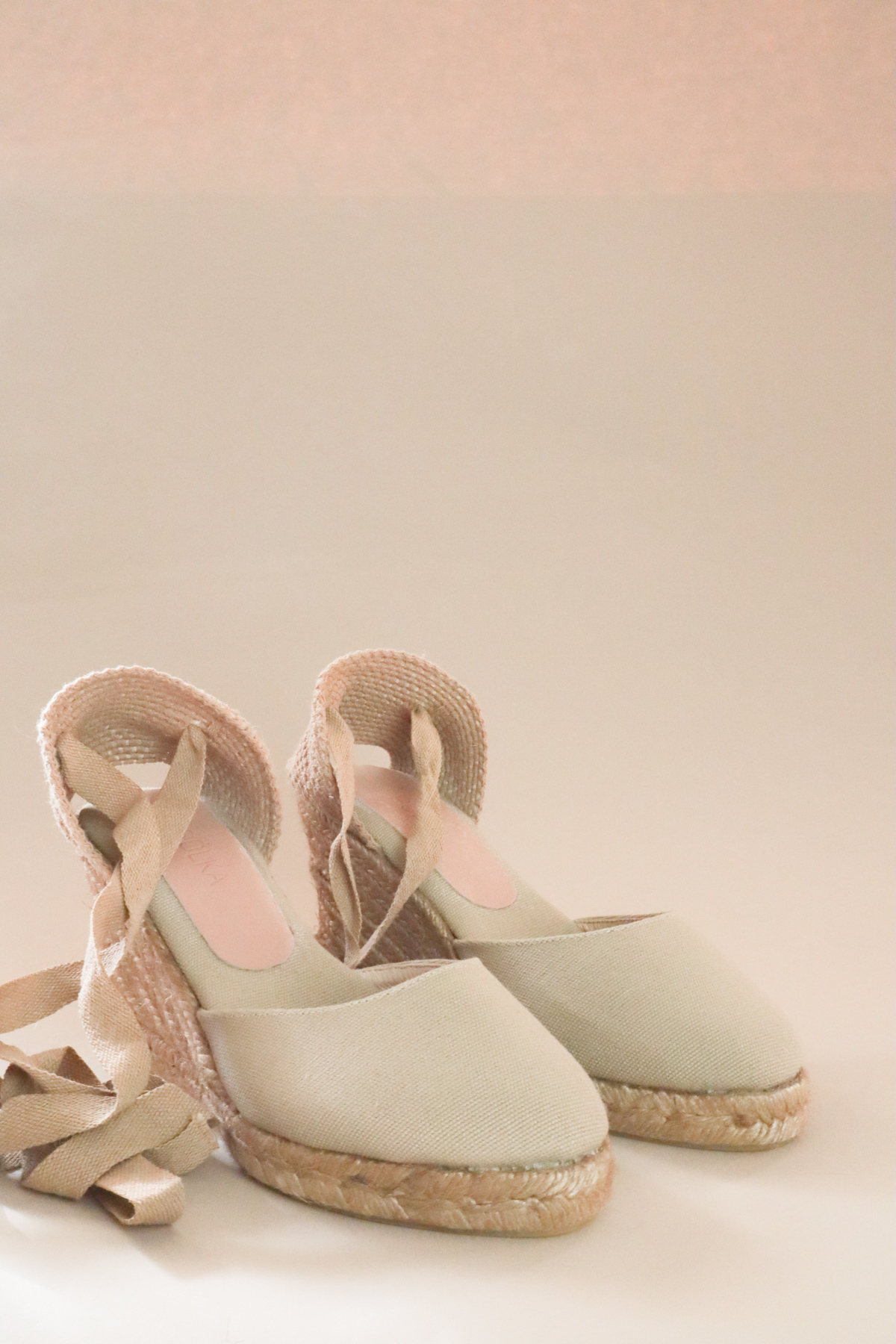 Polka Shoes Gala Ankle Wrap Wedge Espadrille Sandal - Terra - Image 2 of 4