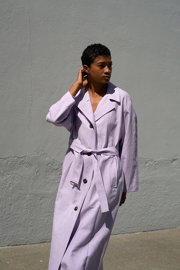 Waltz Oversized Trench - Orchid Waltz Oversized Trench - Orchid