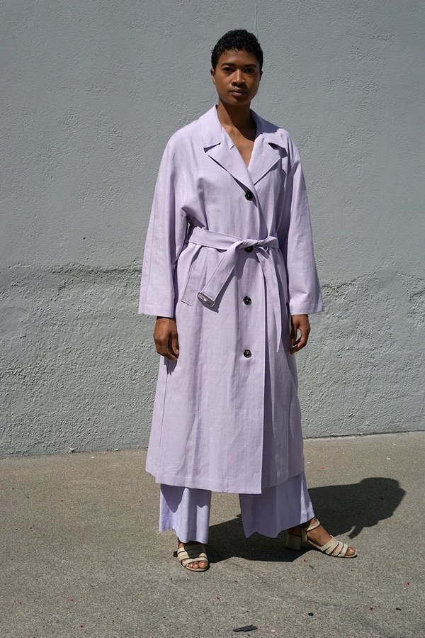 Waltz Oversized Trench - Orchid Waltz Oversized Trench - Orchid