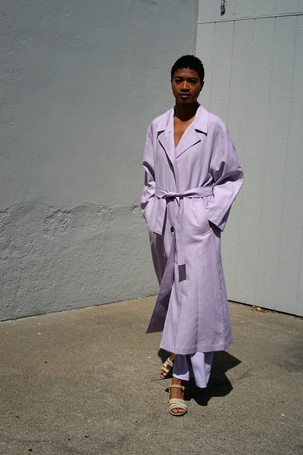 Waltz Oversized Trench - Orchid Waltz Oversized Trench - Orchid
