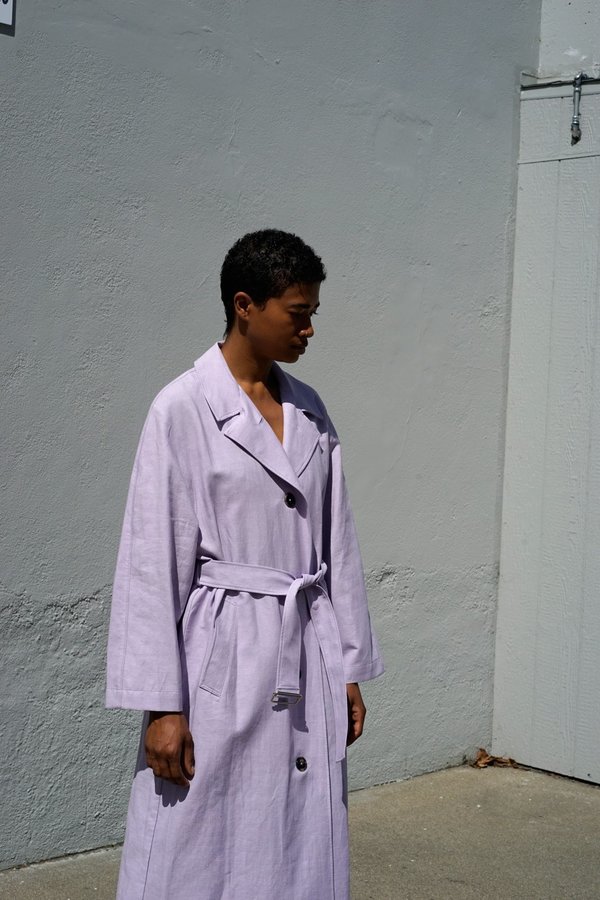 Waltz Oversized Trench - Orchid Waltz Oversized Trench - Orchid