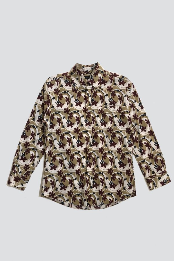 vintage burberry button up