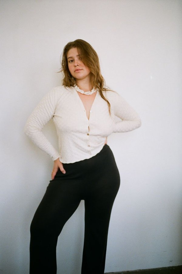 Ajaie Alaie L/S Agape Saquito Cardigan - Undyed Ajaie Alaie L/S Agape Saquito Cardigan - Undyed