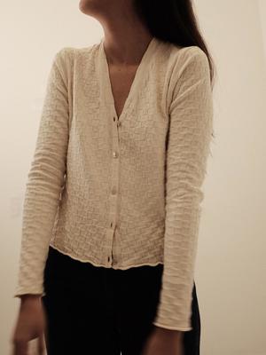 Ajaie Alaie L/S Agape Saquito Cardigan - Undyed Ajaie Alaie L/S Agape Saquito Cardigan - Undyed