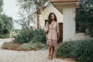 SPELL & THE GYPSY COLLECTIVE Sundown Boho Mini Dress - Spice SPELL & THE GYPSY COLLECTIVE Sundown Boho Mini Dress - Spice