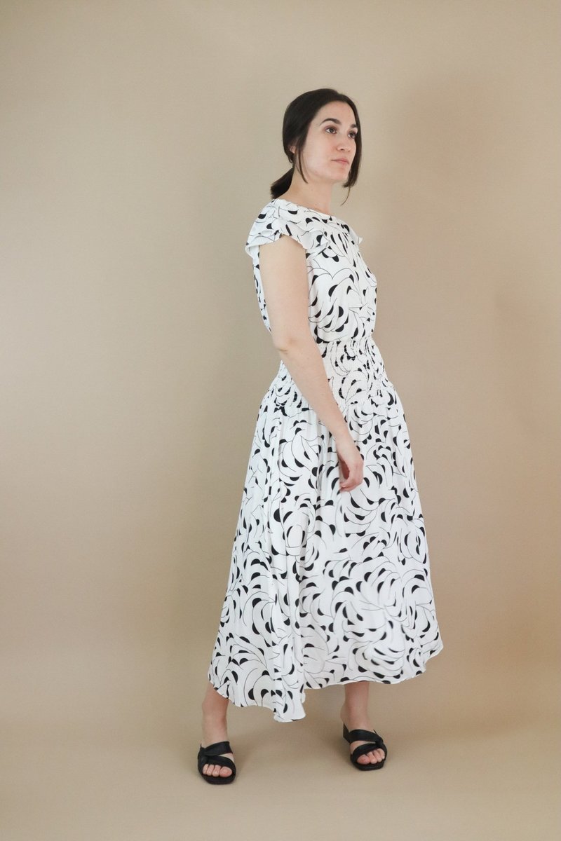 Traffic People Whisper Dress - White