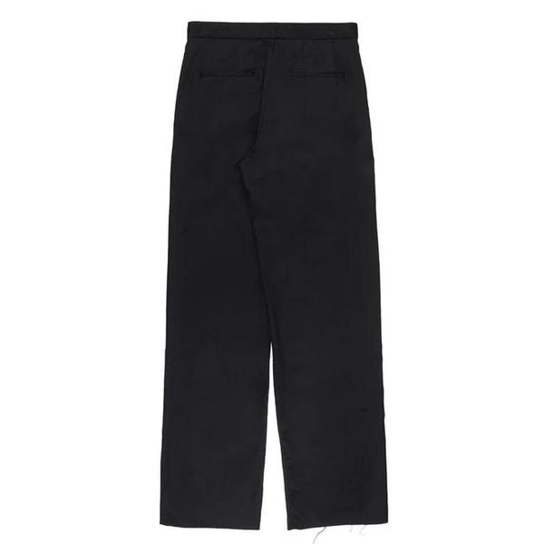 Pleated Turn-Up Tailor Trousers 'Black' Pleated Turn-Up Tailor Trousers 'Black'