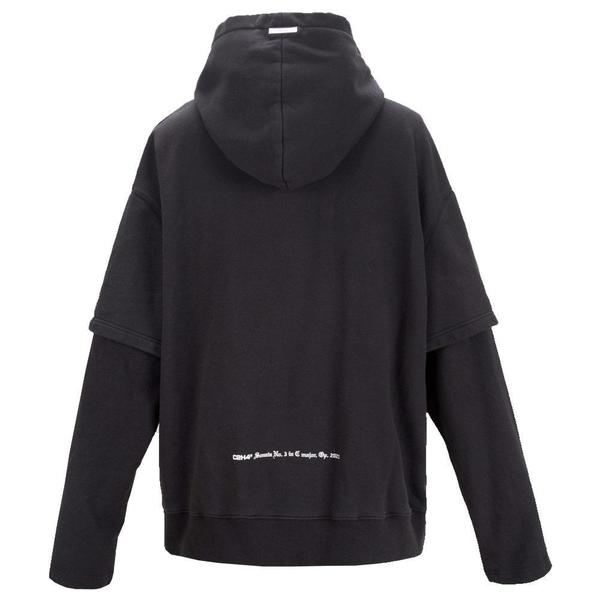 “Grunge Guitar” Double Layer Hoodie 'Graphite Gray' “Grunge Guitar” Double Layer Hoodie 'Graphite Gray'