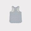 Kids Caramel Bluebottle Singlet - Blue/Ivory Stripe - Thumbnail 2