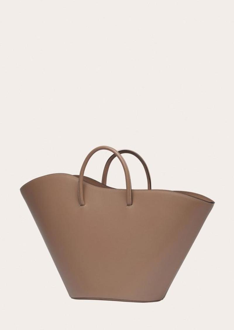 Tulip Shoulder Bag Large Black - Liffner