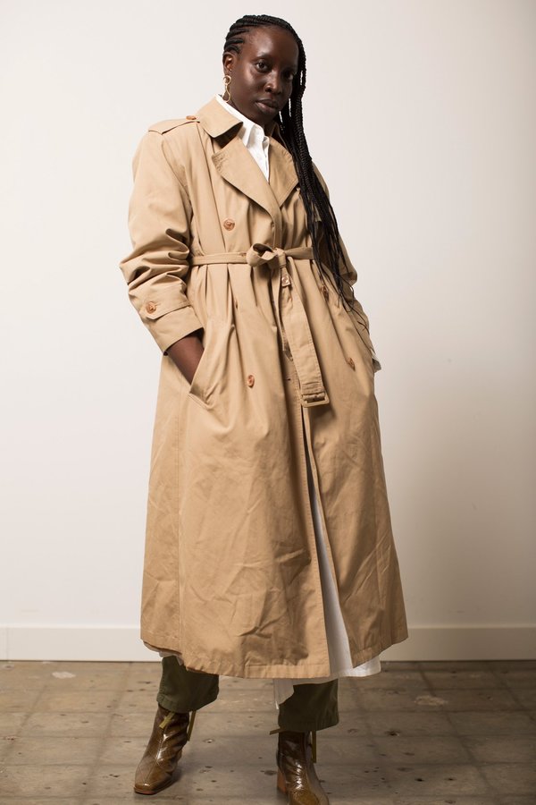 old trench coat