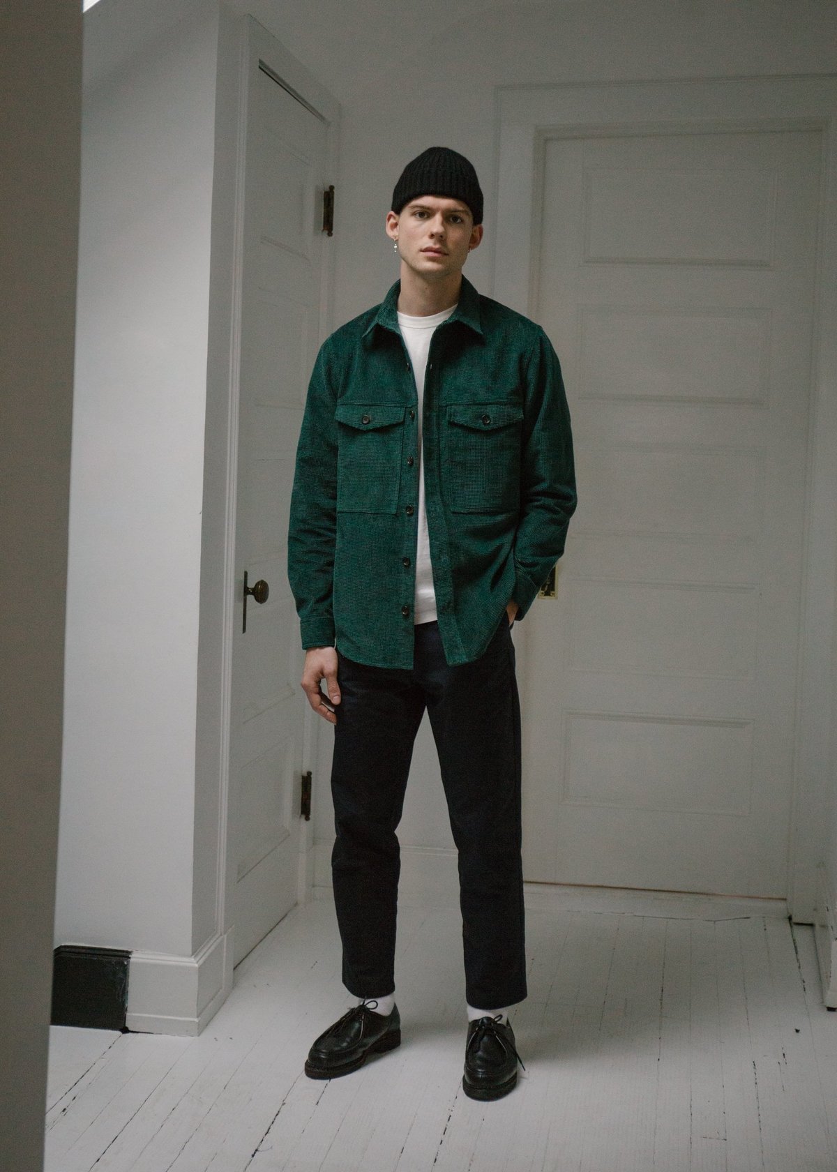 Steven Alan Cobblecord Double Pocket Shirt Jacket - Alpine 