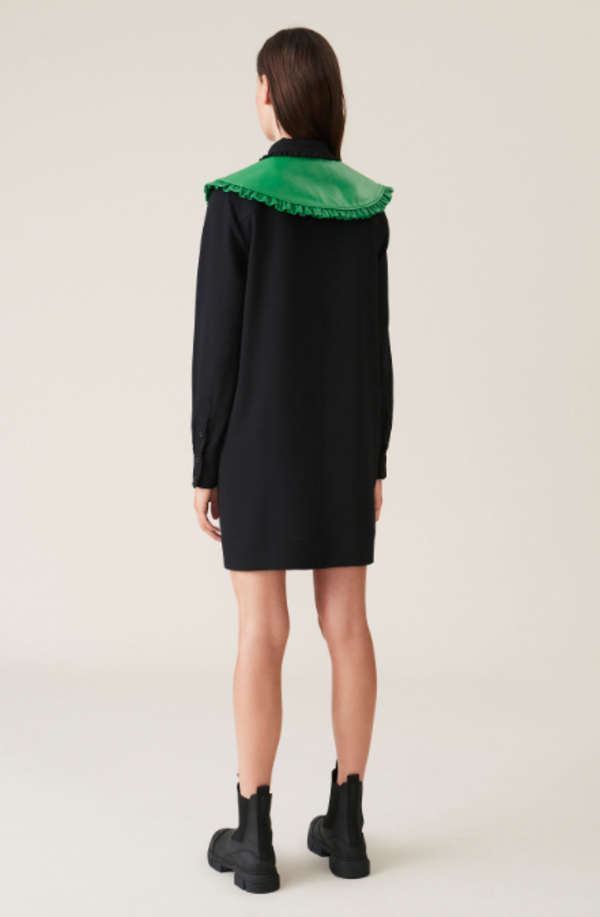 Ganni Leather Collar - Kelly Green Ganni Leather Collar - Kelly Green