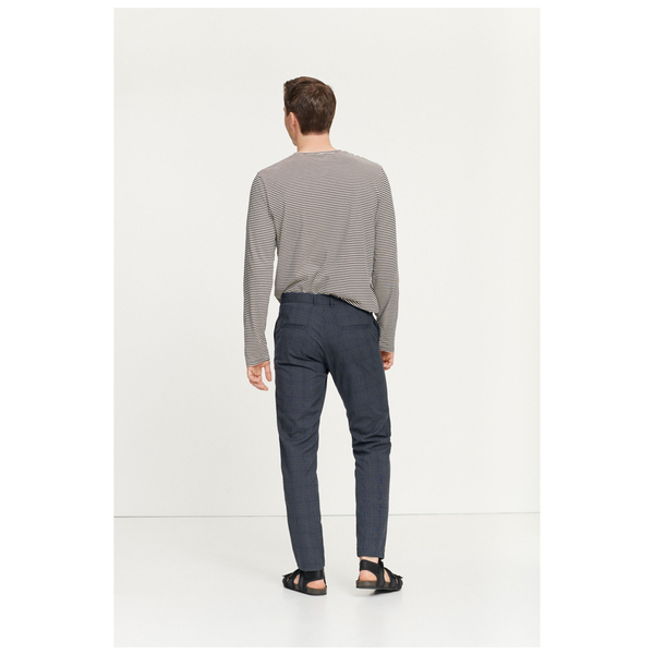 Samsoe Samsoe Frankie Trousers - Night Sky Check Samsoe Samsoe Frankie Trousers - Night Sky Check